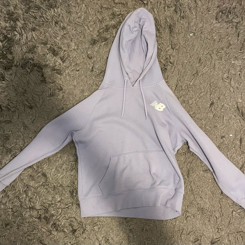 Girls Purple New Balance Hoodie